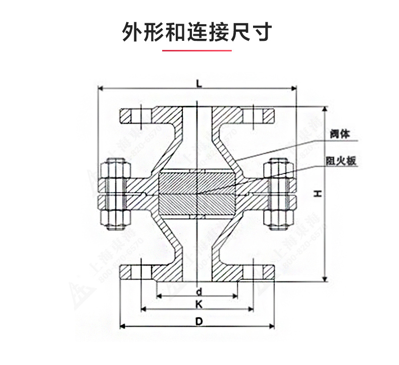 GZW-1不锈钢管道阻火器_星空正规平台结构图.jpg