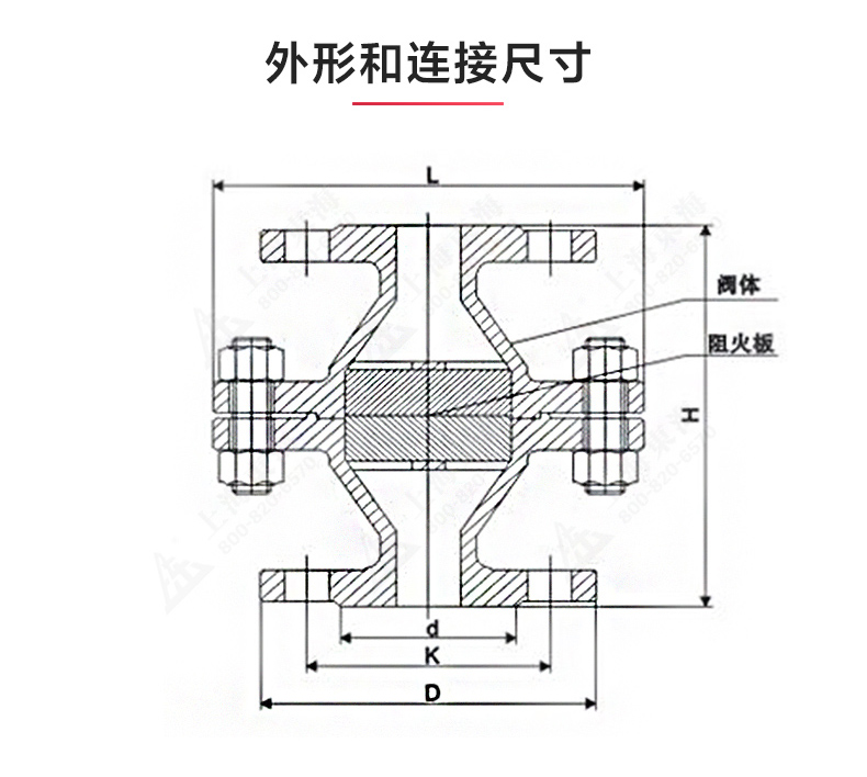 GZW-1铸钢管道阻火器_星空正规平台结构图.jpg